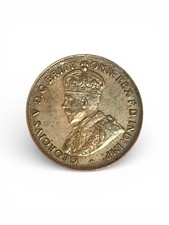 1921 AUSTRALIA LARGE 1 ONE PENNY BRONZE COIN KM 23 XF/AU