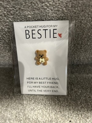 Taschenumarmung süß Tiergeschenk an dich denken Briefkasten Umarmung Taschenumarmung Angst