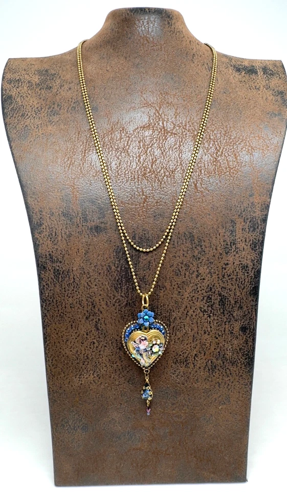 Precioso collar Michal Negrin con colgante colorido #372# Foto 3 de 4