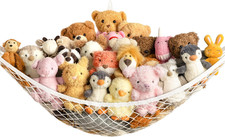 Stuffed Animal Storage Hammock Net Corner - Large Toy Hammock Net for Stuffed