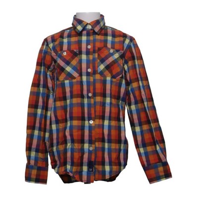 Gap Kids, Flanellhemd, Größe: 130, Blau/Mehrfarbig, Baumwolle, Karo, Jungen #Vuk