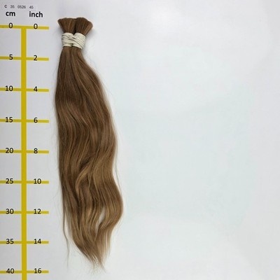 Gefärbtes Echthaar für Extensions hellblond 88Gr 35-40cm - C35052645M