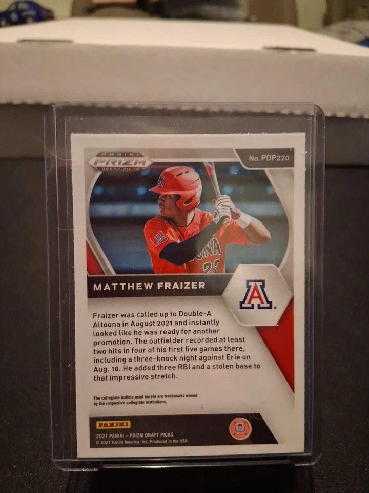 2021 Panini Prizm Draft Picks - Matthew Fraizer #PDP220 (RC) - Image 4 of 4