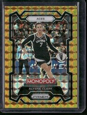 2024 Panini Prizm Monopoly WNBA #7 Alysha Clark Gold Finite /49