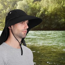 Anglerhut Sonnenhut Mit Nackenschutz Fischerhut Herren Sommerhut Fisherman Hut