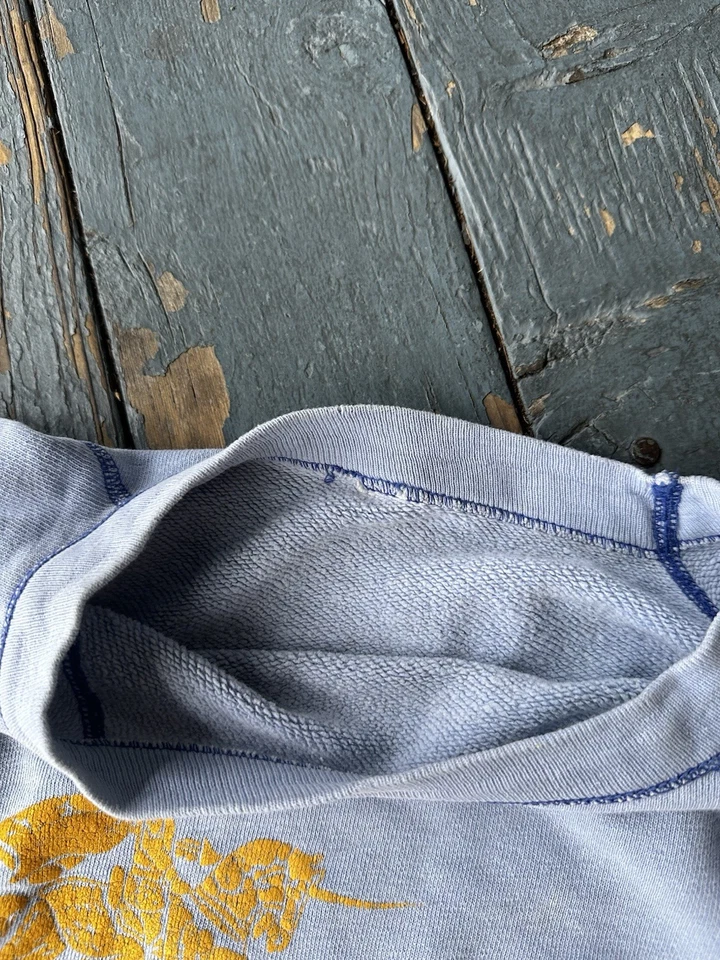 Vintage 60s Wilson Knights 2 Tone Sweatshirt Mens Size Large - Image 3 of 4