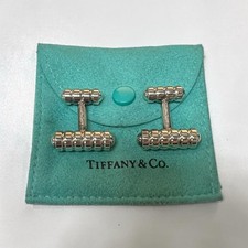 Tiffany & Co. 925 Sterling Silver Paloma Picasso Groove Column Cufflinks 26.7g