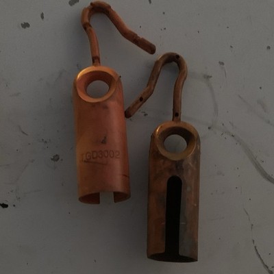 CD3002 300A Copper Link-Type Fuse Links, One-Time Only, 2 Pack