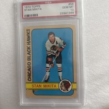 1972 Topps #56 STAN MIKITA PSA 10 GEM-MT 