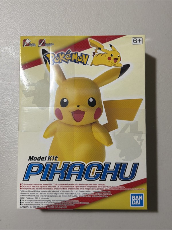 Pokemon Model Kit Pikachu New Sealed Bandai