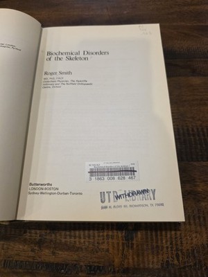 Biochemical Disorders of the Skeleton by Smith, Roger