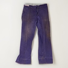 VTG 1950s-60s Mechanics Work Pants Well Worn
