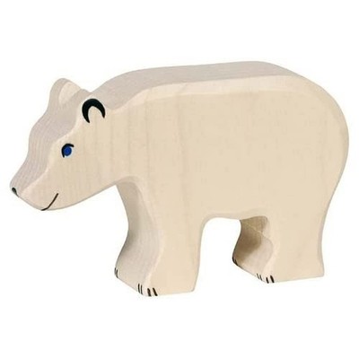 Holztiger Eisbär, fressend, 80207