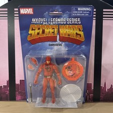 Marvel Legends Series Secret Wars Daredevil 6 Figure Retro Card Comics In Stock