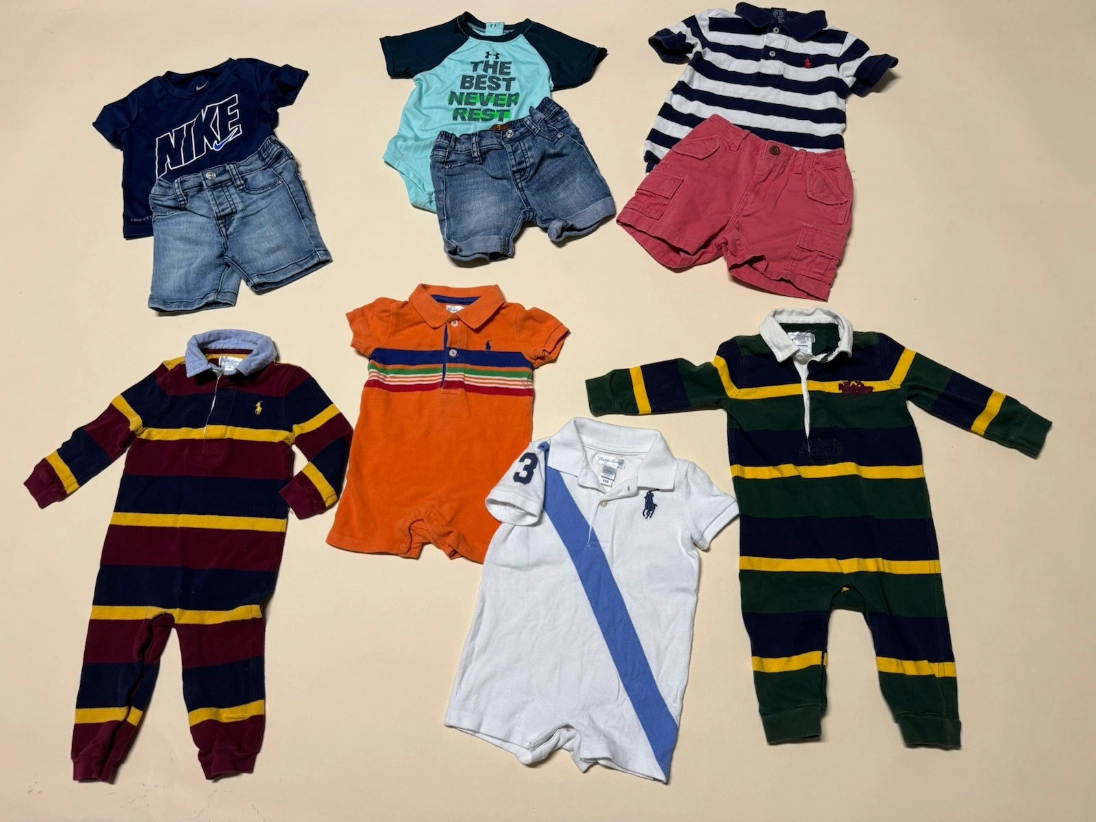 Polo Ralph Lauren Nike UA Baby Clothes- Lot Of 10 Pieces In Size 6-12 Months
Opens in a new window o