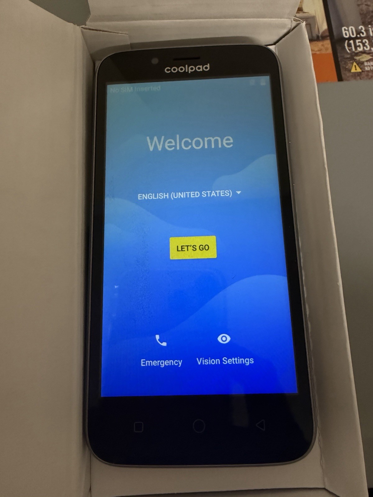 COOLPAD DEFIANT 3632A 8GB USED T-MOBILE UNLOCKED GRAY COLOR