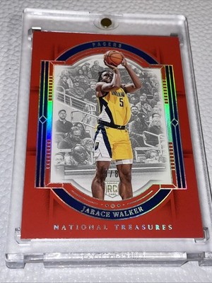 Jarace Walker #/8 Red Holo FOTL RC National Treasures 1/1 Indiana Pacers  