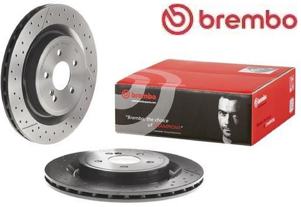2X Bremsscheibe Brembo 09.B788.11 2 Bremsscheiben Hinterachse Hinten-image