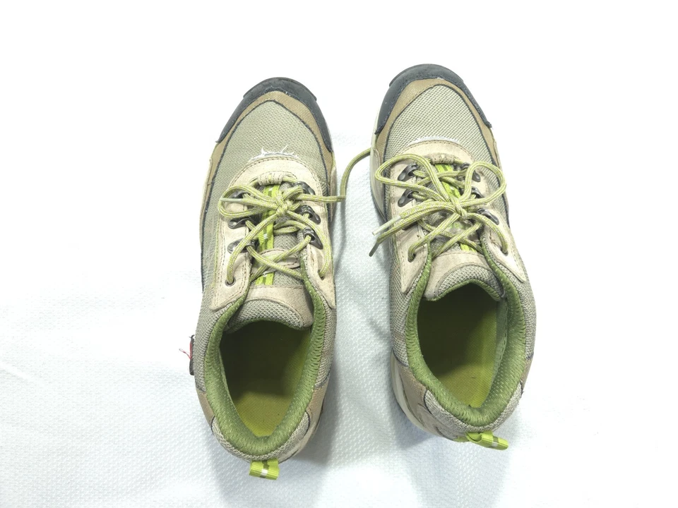 LL Bean туфли женщин Tek 2,5 размер 10 бежевый зеленый замши водонепроницаемый туристические ботинки - Изображение 4 из 4
