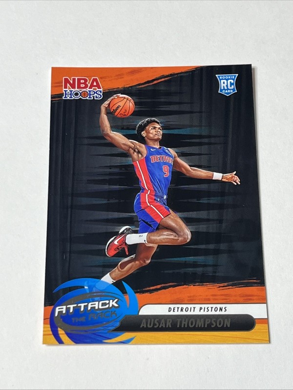 Ausar Thompson #3 Rookie 2023 NBA Hoops Attack the Rack RC Pistons