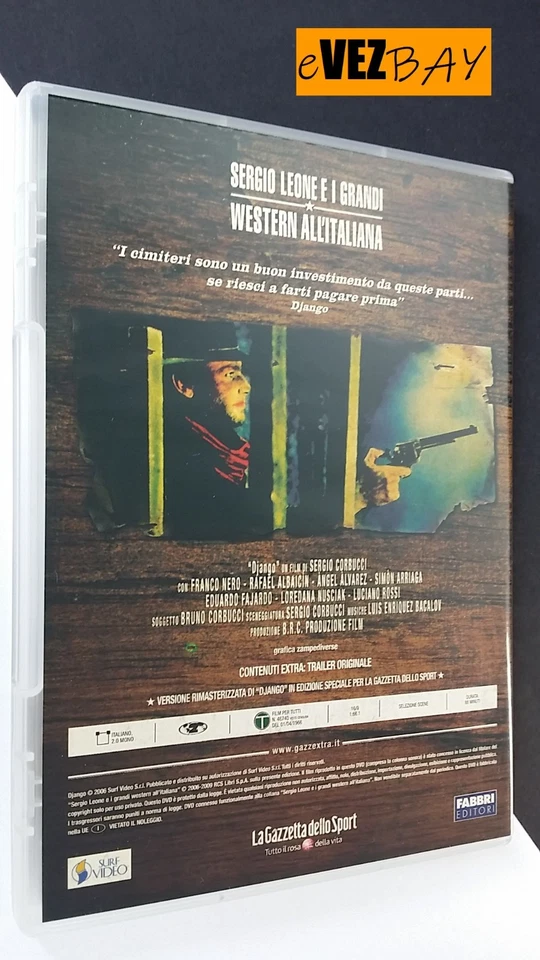 DVD - DJANGO con Franco Nero - FILM Western - ITA - Bild 4 von 4