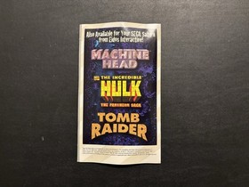 CrimeWave (Sega Saturn, 1997) Complete CIB with Registration Card Tested & Works