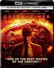 Oppenheimer 4K UHD Blu-ray Cillian Murphy NEW
