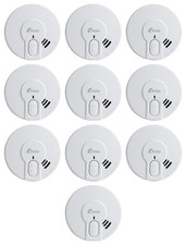 Image of x10 Kidde DY29RB Smoke Alarm 9V Optical Hush Feature Battery Powered Working UK
