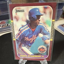 Donruss 1987 Opening Day Darryl Strawberry #128 MLB Mets Baseball Base Set