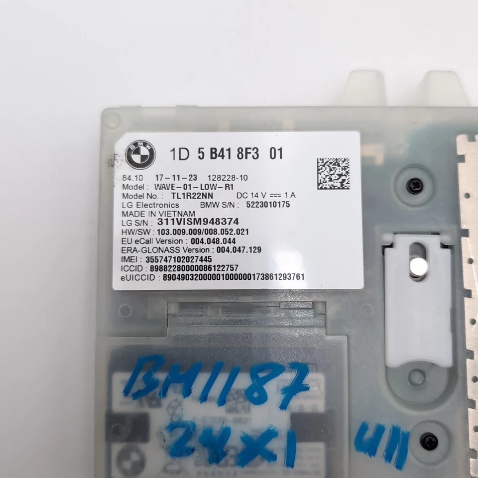 2024 BM X1 TELEMATICS COMMUNICATION COMPUTER CONTROL MODULE UNIT - Image 4 of 4