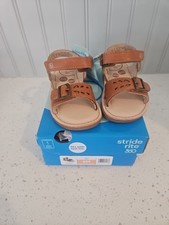Stride Rite 360 Little Girls Colette Dual Buckle and Strap 6M Tan KG029201