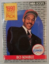 NBA Hoops 1990-91 Bo Kimble #397 Los Angeles Clippers NBA Draft Lottery Pick