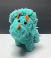 Kids Connection Miniature Electronic Walking Triceratops Blue Dinosaur WORKS 6  