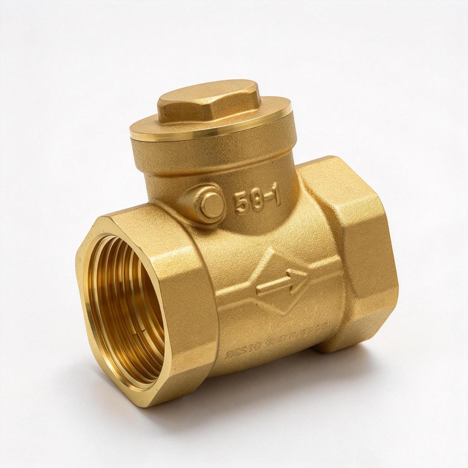 1x New Brass Check Valve NPT Threaded Oxidation Resistance Plumbing Fitting