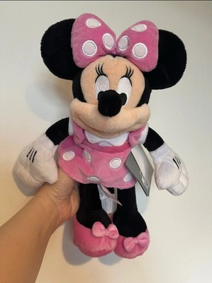 Minnie Mouse nagelneu rosa weiches Plüschtier ca. 35 cm Disney Store authentisch