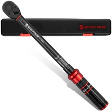 SHINTOUR 1/2 Drive Torque Wrench Car Wheel Click Torque Wrench 20-240 Nm Dual