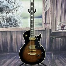 In stock Brown Custom Shop electric guitar gold color hardware USA FREE shipping