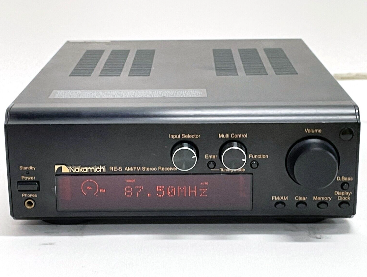 Récepteur Stéréo AM/FM Nakamichi RE-3 - Vintage Hi-Fi Audiophile Japonais Avec Télécommande