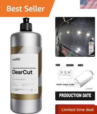Clear Cut Correction Compound - Heavy Cut Compound for Fast Paint Correction ...