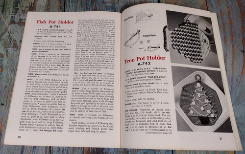 Coats & Clark's Book NO. 188 Quick Tricks 1968 FIRST EDITION - Picture 9 of 16