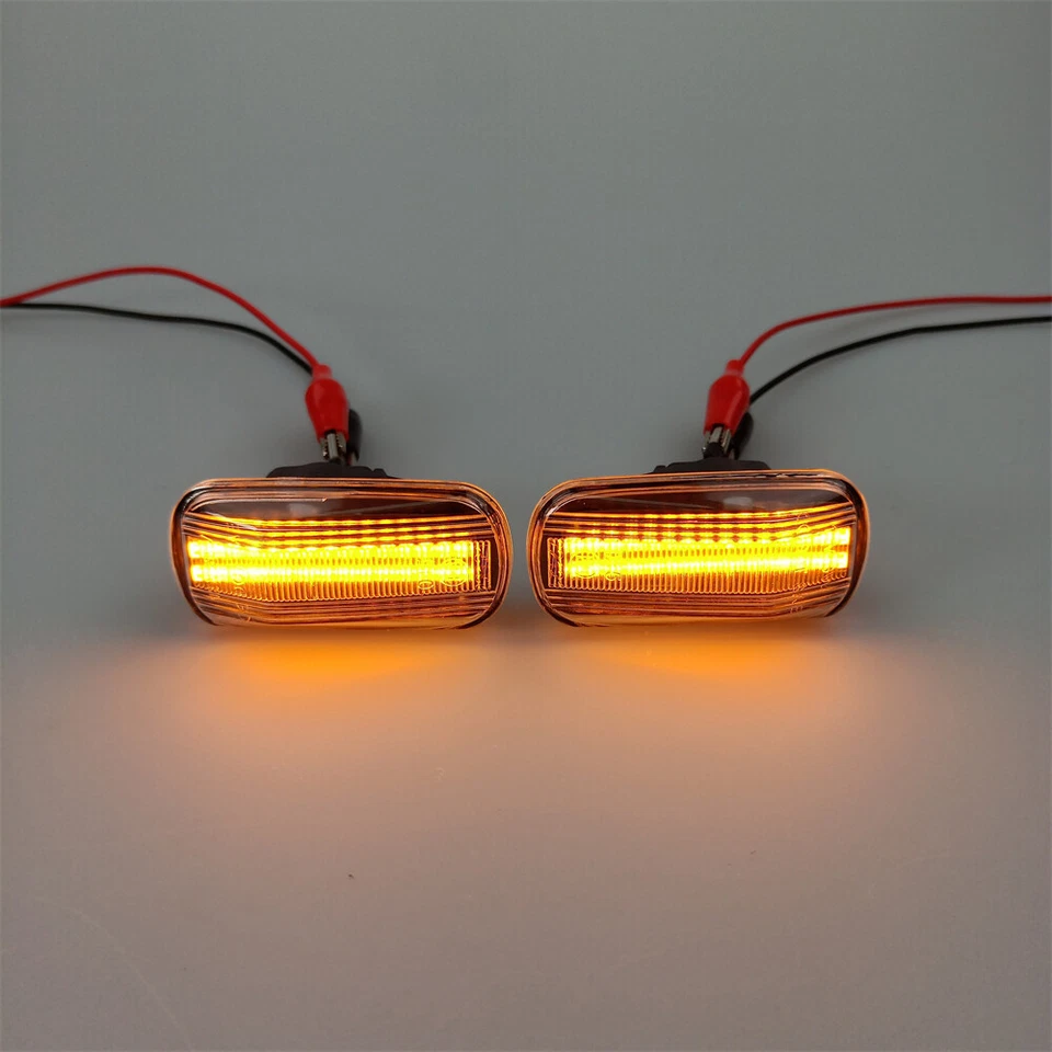 Luz marcadora lateral dinámica LED transparente para Acura NSX NA1 NA2 1990-2003 2004 2005 Foto 4 de 4