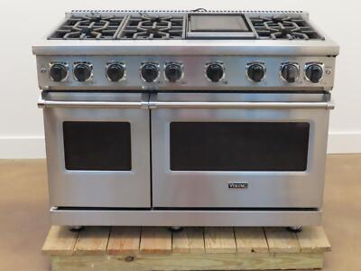Viking 7 Series VGR74826GSS 48'' Pro-Style Freestanding Gas Range 2021 Model