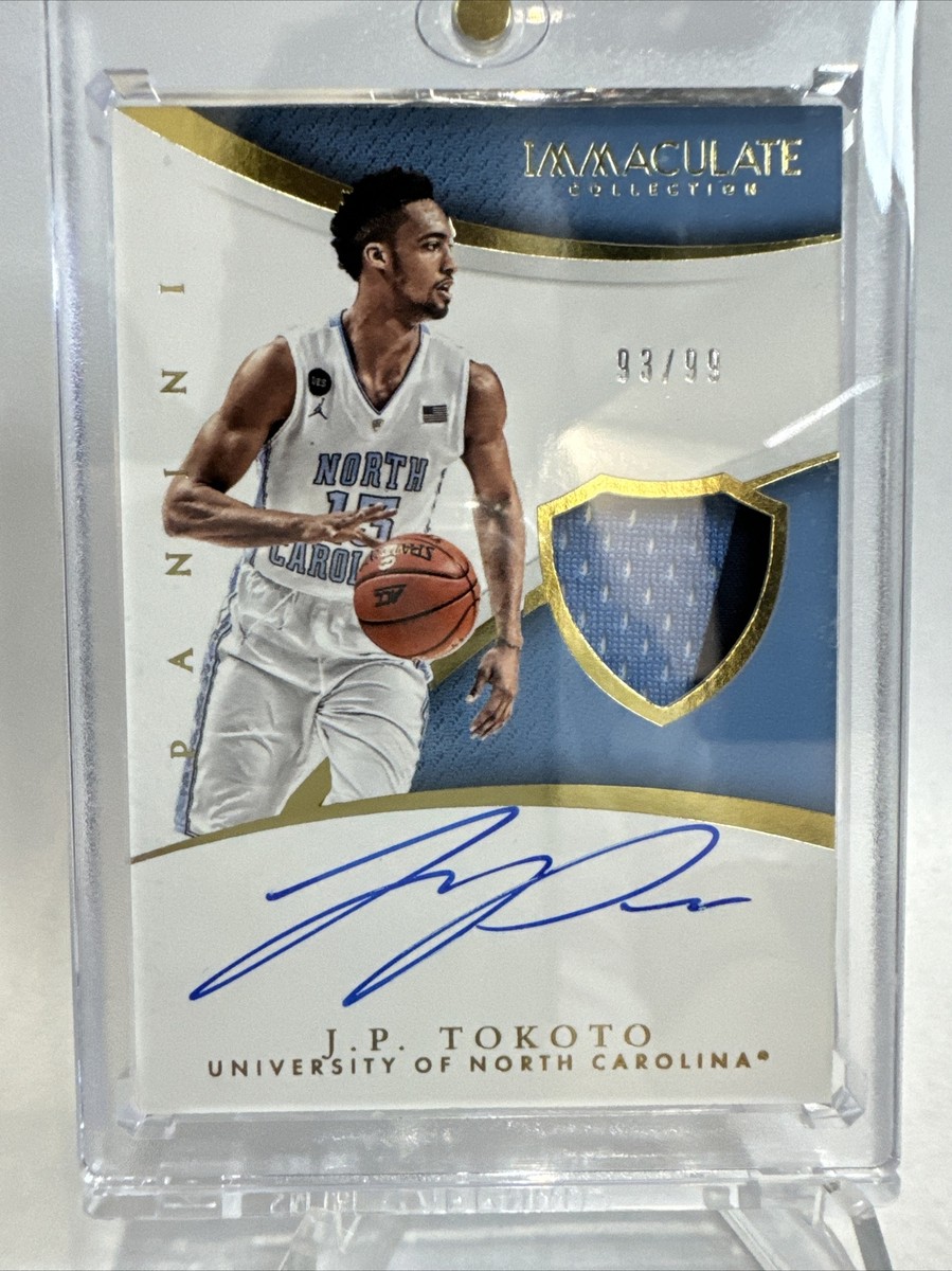 2015 Panini Immaculate J.P. Tokoto Rookie Auto/Patch /99 #370 | eBay