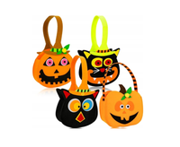Halloween-SüßIgkeitstüTen Aus Filz 4 StüCk