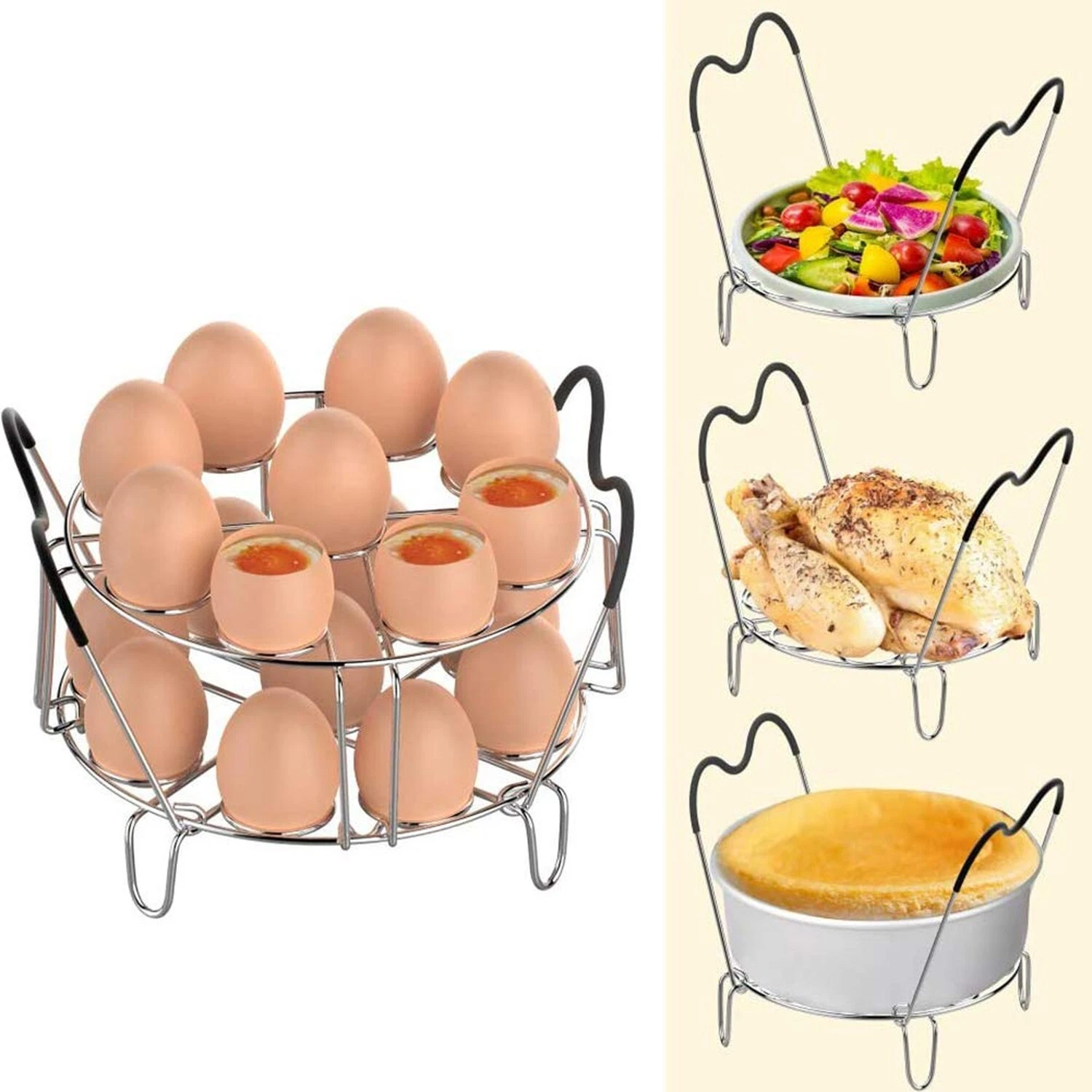 Egg Steamer Rack Trivet - Thumbnail 2