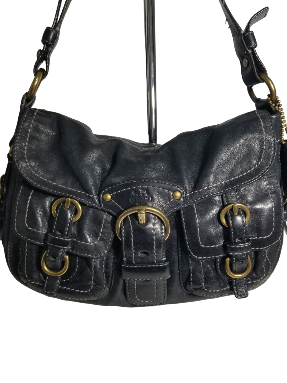 Coach Legacy Garcia Ltd Anniversary Edition Black Leather Shoulder Bag