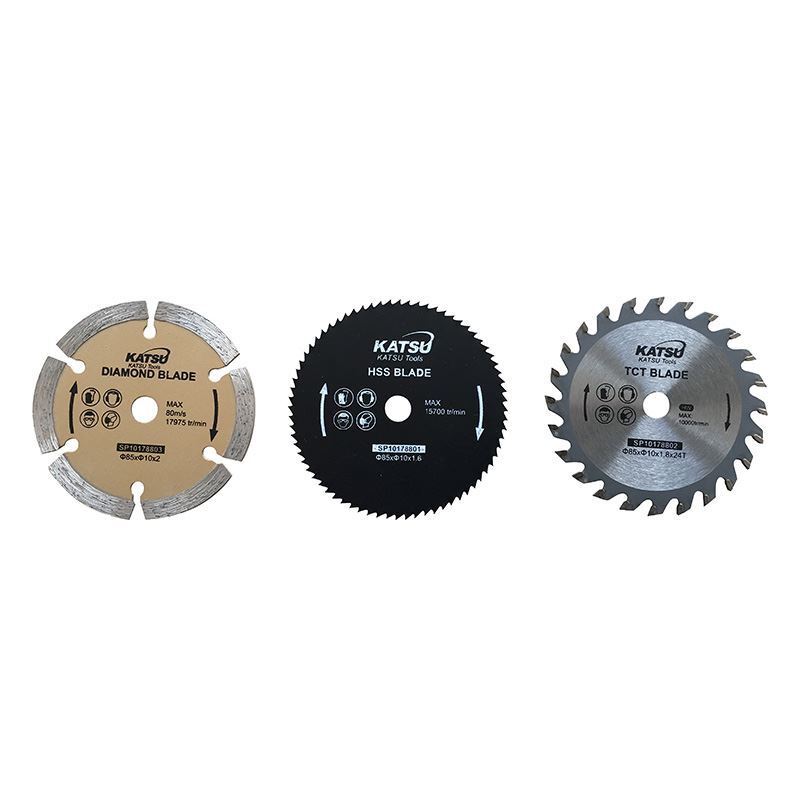 101788 KATSU Compact Plunge Circular Saw With Guide Track 600W blades Free  P&P