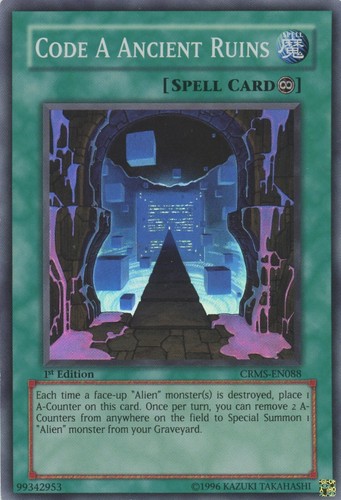 Yugioh Code A Ancient Ruins CRMS-EN088 Super Rare NM