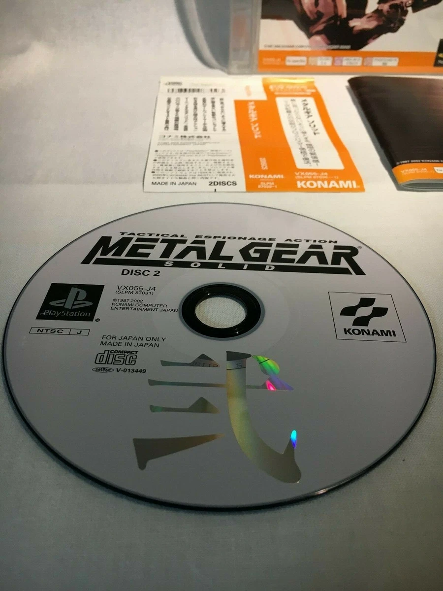PlayStation 1 Metal Gear Solid PS One Book Series wobi PS1 Sony Japan NTSC  | eBay