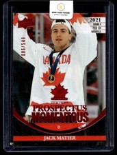 2023-24 Upper Deck Team Canada Juniors Prospectus Momentous Jack Matier /549